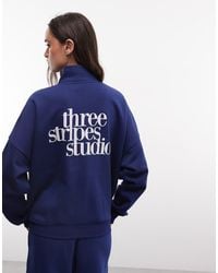 adidas Originals - Adidas Sportswear Three Stripes Studios Long Track Top - Lyst