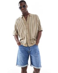 Jack & Jones - Denim Short With Turn Up - Lyst