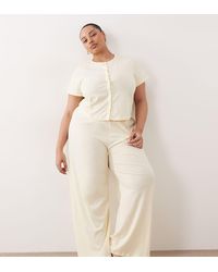 ASOS - Asos Design Curve Mix & Match Cotton Pajama Pants - Lyst