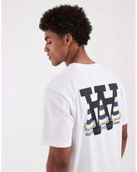 DOUBLE A by WOOD WOOD - 100% Cotton Ace T-shirt With Cone Graphic Back Print - Lyst