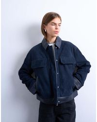 TOPSHOP - Jack Van Premium Echt Suède - Lyst