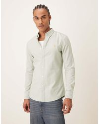 Farah - Brewer Long Sleeve Logo Shirt - Lyst