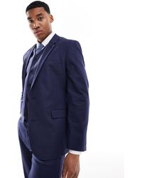 ASOS - Slim With Linen Suit Jacket - Lyst