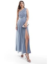 Maya - Embellished One Shoulder Bridesmaid Maxi Dress - Lyst