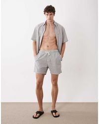 ASOS - Co-Ord Seersucker Swim Shorts - Lyst