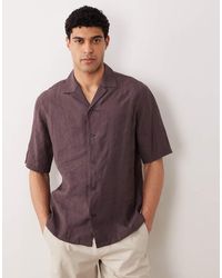 Mango - Modal Mix Jacquard Textu Floral Shirt - Lyst