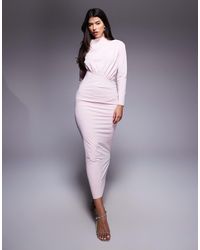 DASKA - – gerafftes maxikleid - Lyst