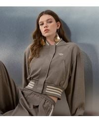 adidas Originals x ASOS - Regular Fit Tailored Bomber Jacket With Shoulder Pads - Lyst