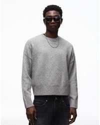 Bershka - Boxy Round Neck Jumper - Lyst