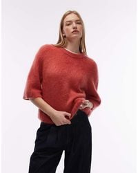 & Other Stories - Mohair And Wool Mix Short Sleeved Boxy Jumper - Lyst