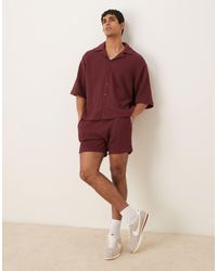 ASOS - Oversized Textured Co-ord Short - Lyst