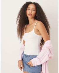 ASOS - Waffle Lettuce Edge Cami Vest - Lyst