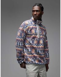 Columbia - Helvetia Ii Printed Half Snap Fleece - Lyst