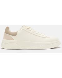Pull&Bear - Baskets basiques avec détails - écru - Lyst