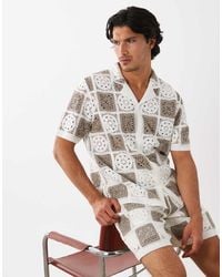ASOS - Camicia Comoda A Maniche Corte - Lyst