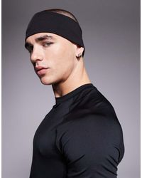 4505 - Fascia Per Capelli Da Running Nera - Lyst