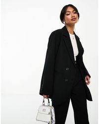 Y.A.S - Tailored Double Breasted Blazer Co-ord - Lyst