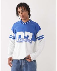 Collusion - Long Sleeve Splice Football Top - Lyst