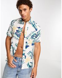 Only & Sons - Short Sleeve Shirt With Floral Print - Lyst