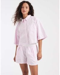 Nike - Stripe Poplin Shorts - Lyst