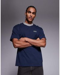 Barbour - Taley Oversized Tipped Logo T-shirt - Lyst