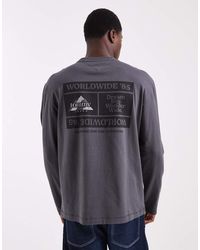 Tommy Hilfiger - Stacked Logo Long Sleeve T-shirt - Lyst