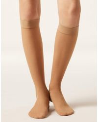 Calzedonia - Diamond-Patterned Knee-High-Socks - Lyst