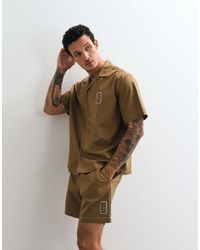 Lacoste - Polo De Manga Corta Con Botones Y Logo (Parte De Un Conjunto) - Lyst