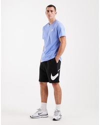 Nike - Club Fleece Shorts With Large Logo - Lyst
