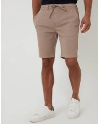Threadbare - Elasticated Waist Stretch Chino Shorts - Lyst