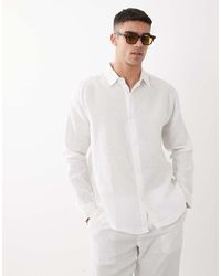 ASOS - 100% Linen Relaxed Shirt - Lyst
