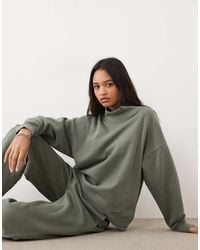 Abercrombie & Fitch - Funnel Neck Sweatshirt Co-ord - Lyst