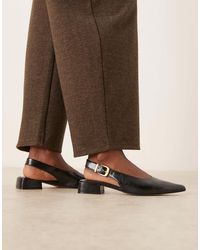 ASOS - Wide Fit Lotto Slingback Ballet Flats - Lyst