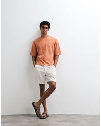 ASOS - Slim Linen Blend Shorts - Lyst