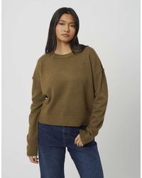 Brave Soul - Loose Fit Exposed Seam Jumper - Lyst