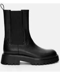 Pull&Bear - Flat Chelsea Boots - Lyst