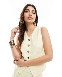 & Other Stories - Fitted Linen Waistcoat - Lyst
