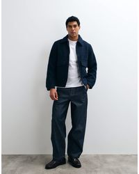 SELECTED - Wool Blend Bomber Jacket - Lyst