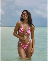Bright Swimwear - Melody Sweet Safari Adjustable Bikini Top - Lyst