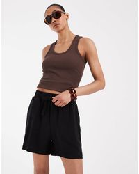 Object - – locker geschnittene shorts - Lyst