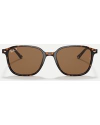 Ray-Ban - Leonard Square Polarised Sunglasses With Lens - Lyst
