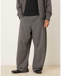 ASOS - Barrel Leg Fit Smart Co-Ord Trousers - Lyst
