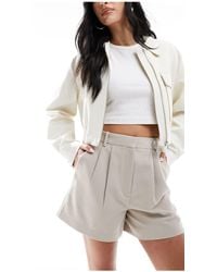 Abercrombie & Fitch - Soft Tailored Shorts - Lyst