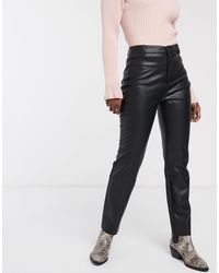 Pantalones de pernera recta Pull\u0026Bear de mujer - Lyst.es
