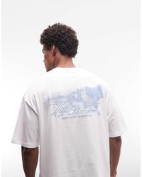 ASOS - Oversized T-shirt With Embroidered Winery Graphic - Lyst