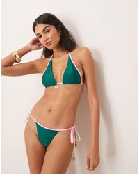 Kulani Kinis - Siren Song Thong Tie Side Bikini Bottom - Lyst