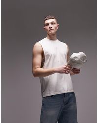 TOPMAN Sleeveless t-shirts for Men | Online Sale up to 56% off | Lyst