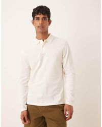 ASOS - Essentials Regular Fit Long Sleeve Polo Shirt - Lyst