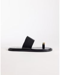 schuh - Tyme Toe Loop Sandal With Embellishment - Lyst