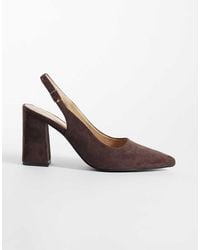 SEQWL - Hogan Sling Back Block Heeled Sandals - Lyst